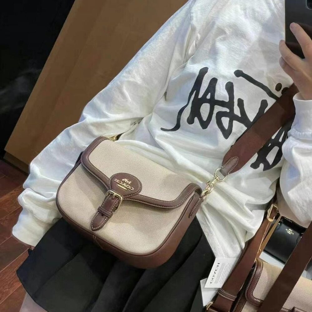 COACH Amelia Saddle Bag CR171 - Picture 6 of 7